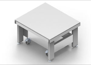 Mobile Table, Mesa de trabajo con columnas elevadisas 4E