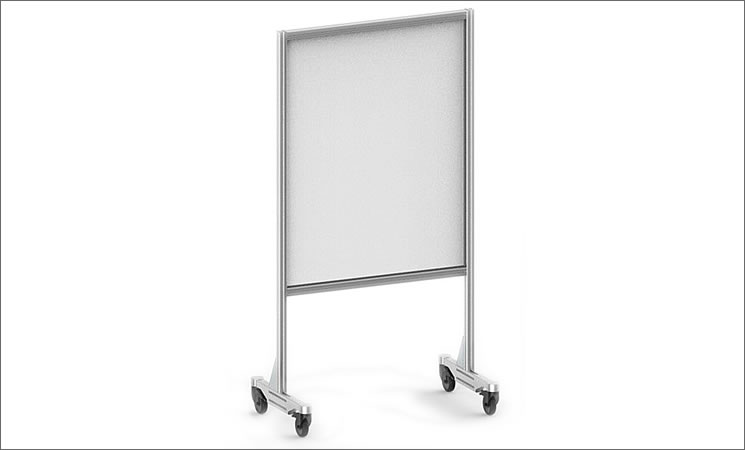 Small Rolling Whiteboard