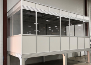 Raised office enclosure - Recinto de oficina elevada