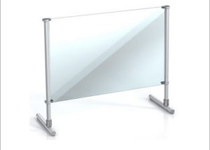 Adjustable Side Frame Transparent Partition