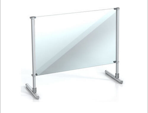 Adjustable Side Frame Transparent Partition
