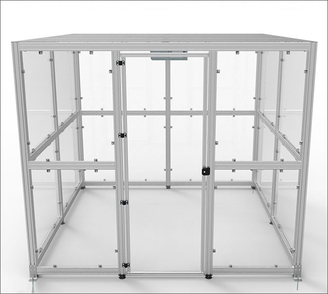 3m x 3m Polycarbonate Panel Cleanroom