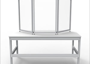 Three-Panel Protective Barrier