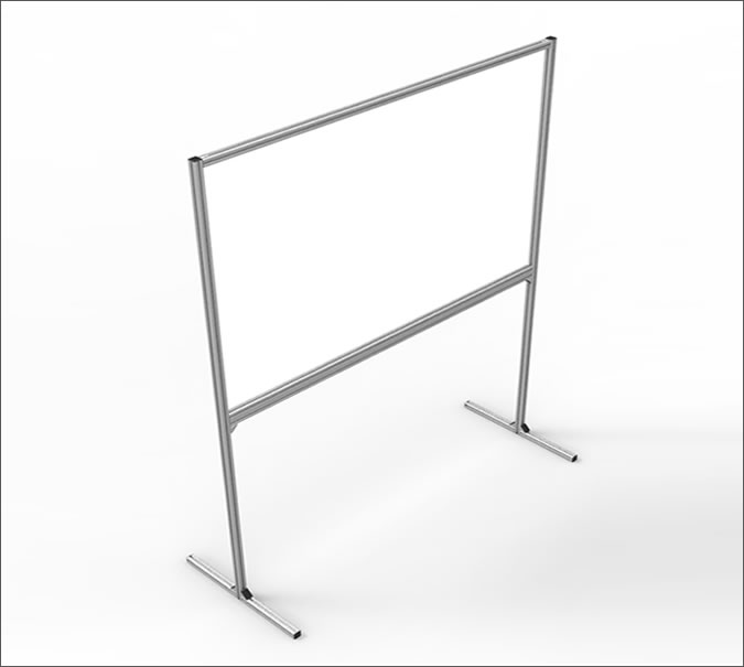 Wide Standing Protection Barrier