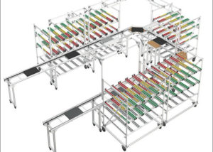 Lean work bench island
