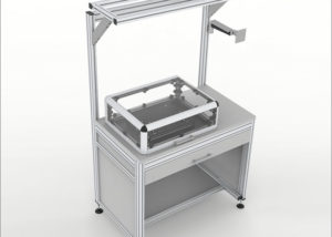Workbench with testing Station