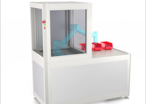 Cabina cerrada para cobots