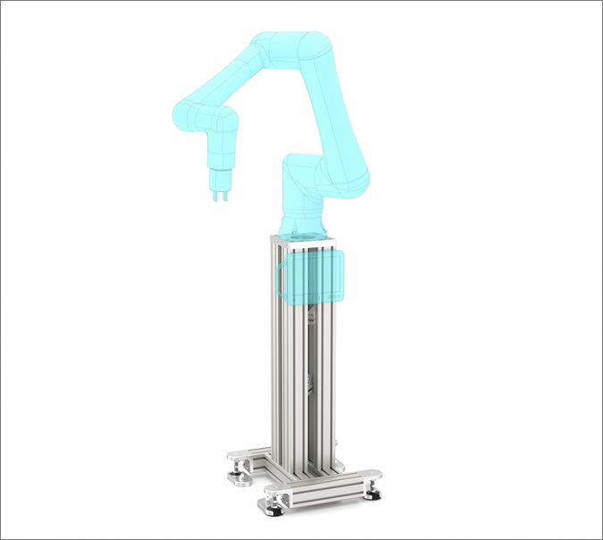 Columna estacionaria de Robot Stationary robot column