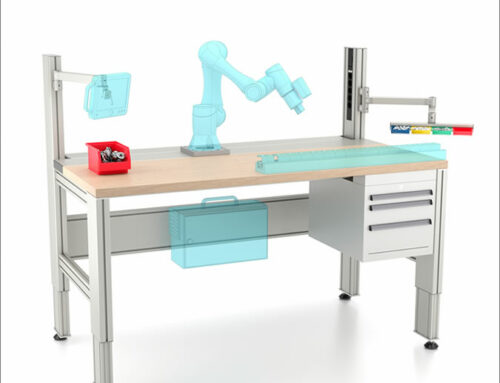 Work bench for cobot integration