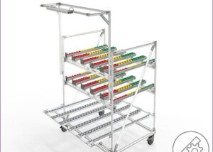 Mobile D30 Kanban FIFO rack