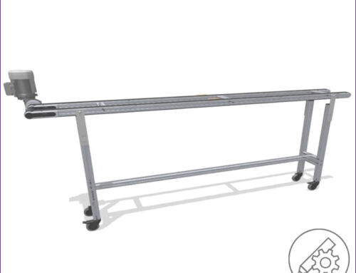 Basic model Double Flat Belt Conveyor – accumulating and ESD-safe