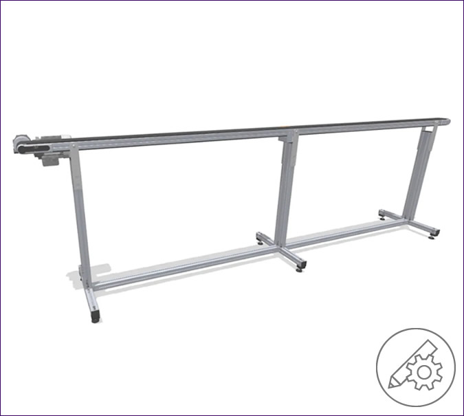 Basic model Timing Belt Conveyor - non-accumulating