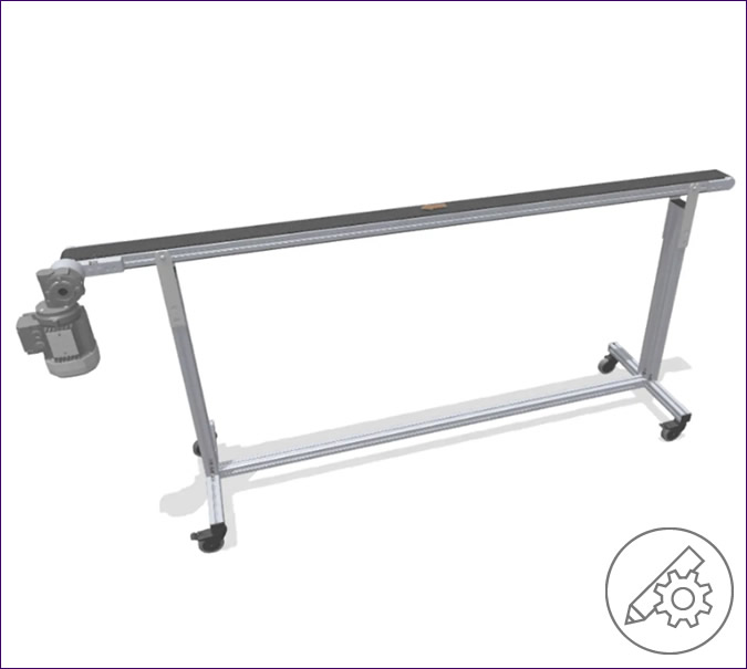 Basic model Timing Belt Conveyor - accumulating and ESD-safe
