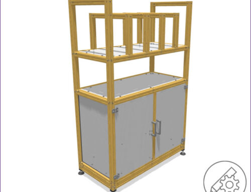 Lightweight, sustainable shelf with sorting structure