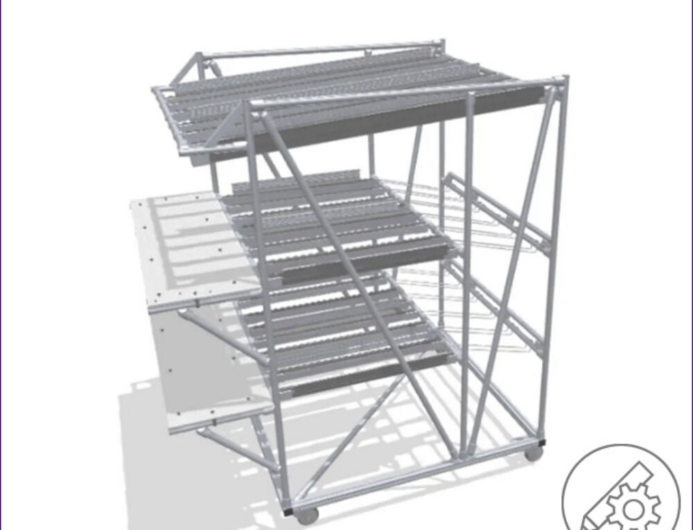 Karakuri Racking item Solution Center • Lifting Karakuri
