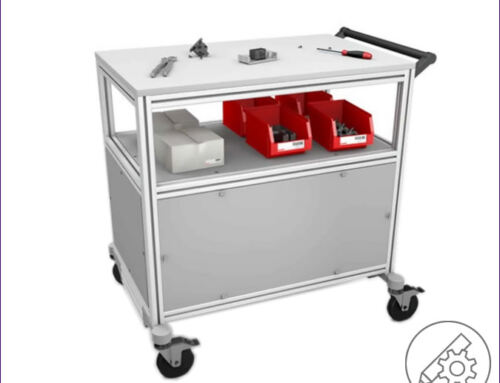 Heavy duty workshop trolley