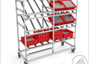 Modular side carriage made of Profile Tubes