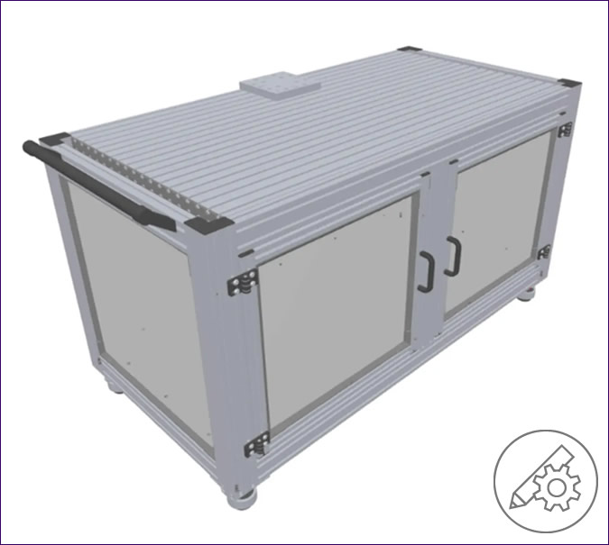 Mobile robot workstation with base cabinet