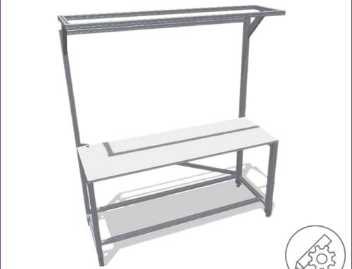 Table, Economy con montante y voladizo
